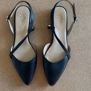 Black Women's Slingback Shoes